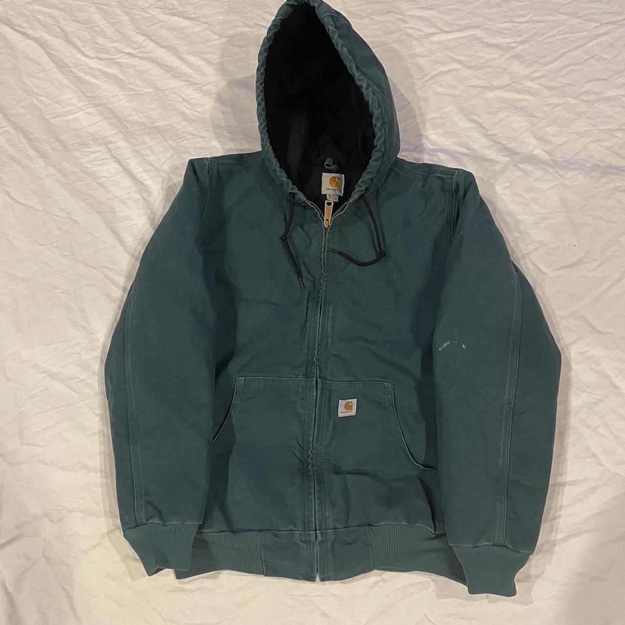 Teal carhartt outlet coat