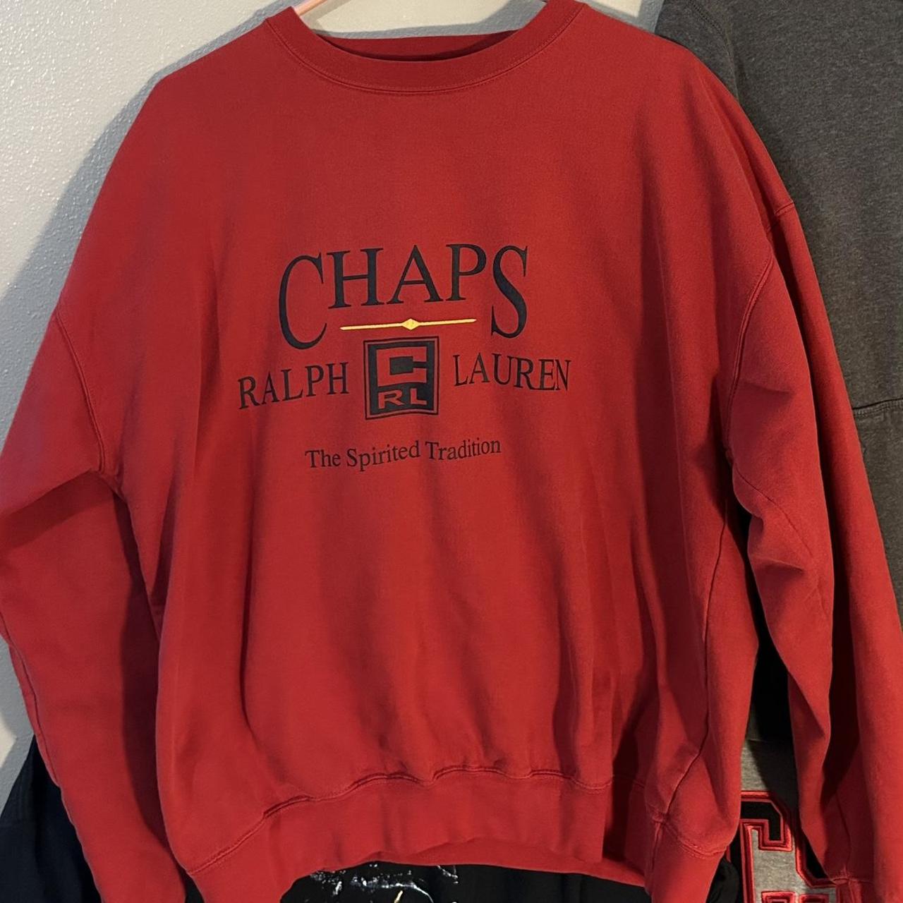 Vintage 90’s Chaps Ralph Lauren sweatshirt - Depop