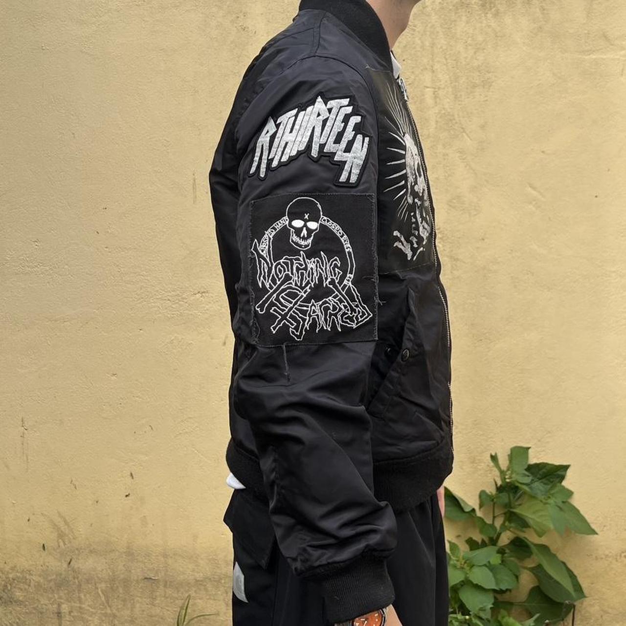 R13 Men s Bomber Biker Jacket Depop