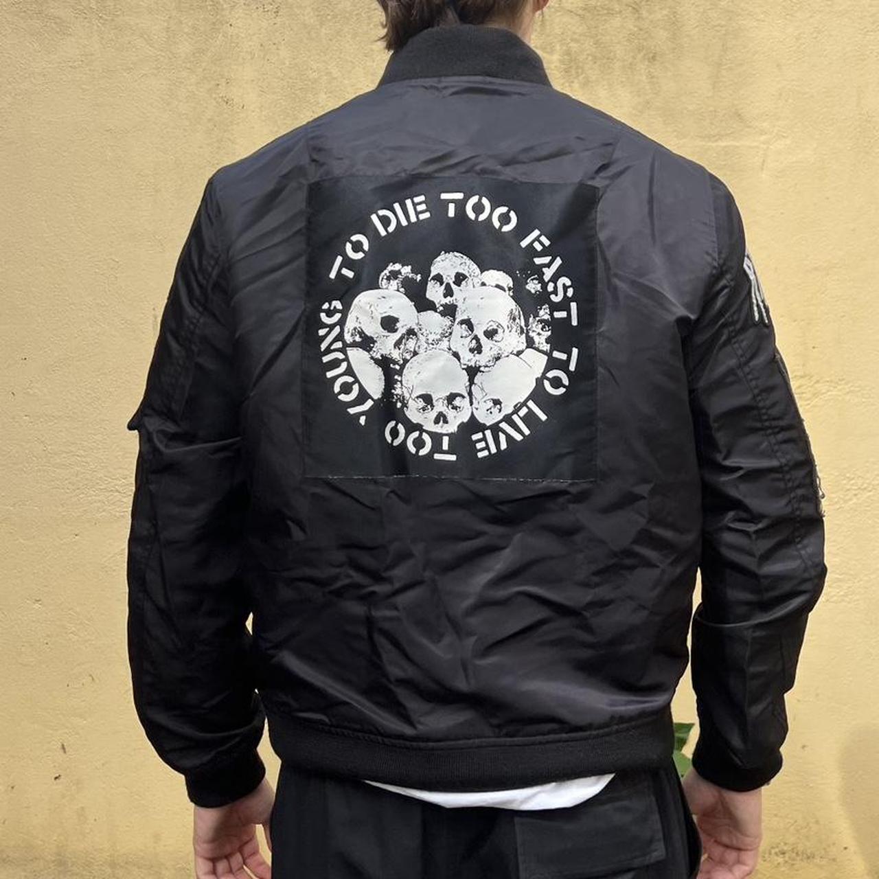 R13 Men s Bomber Biker Jacket Depop