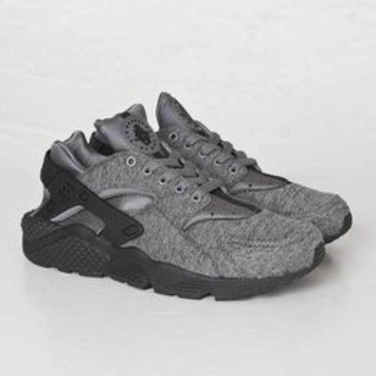 Nike Air Huarache Run Grey Fleece Sneakers Men s. Depop