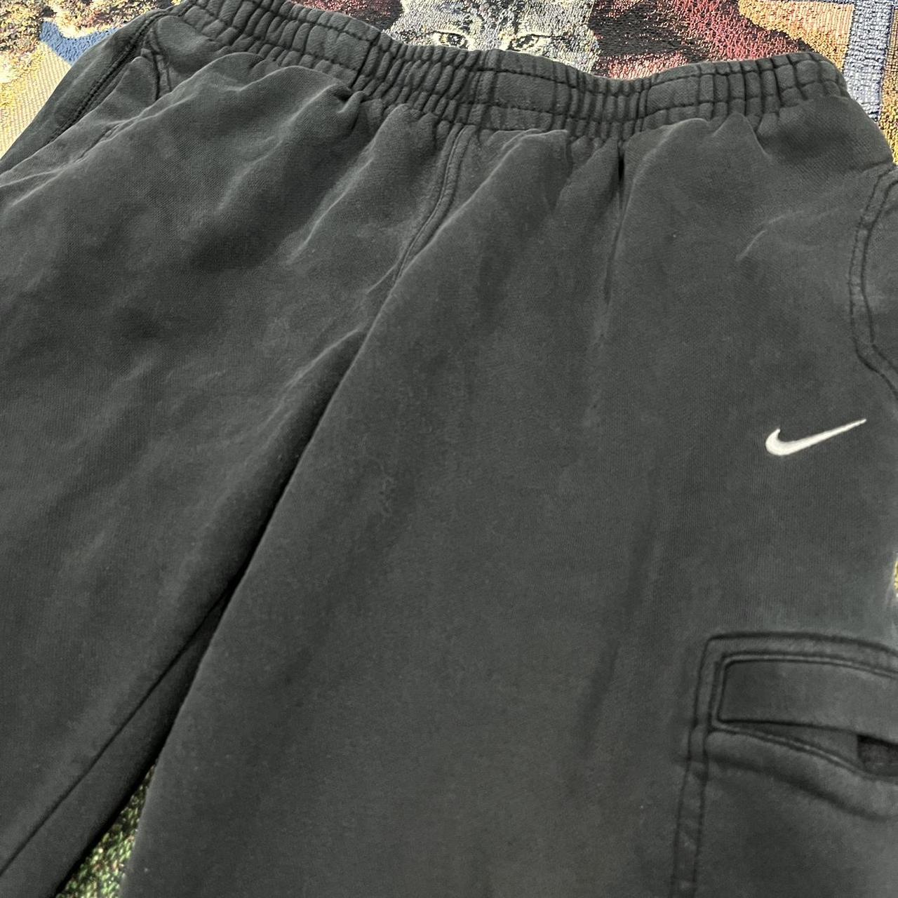 Black nike cargo sweatpants size medium. 29 inseam