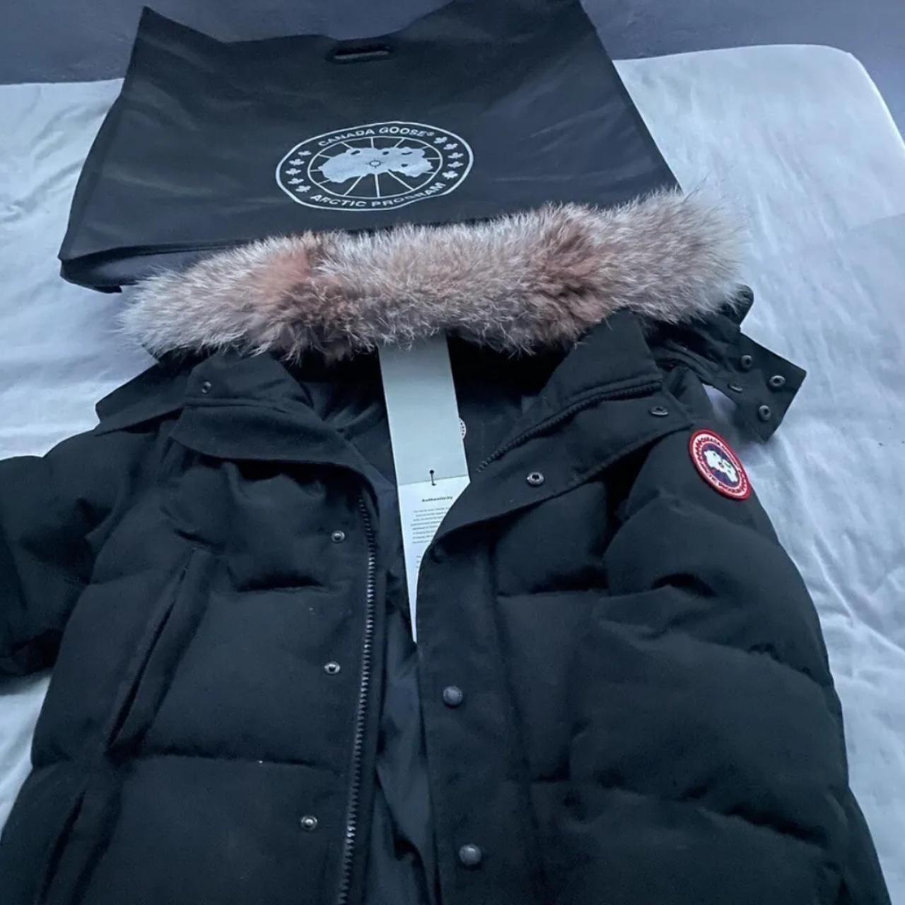 black canada goose jacket - Depop