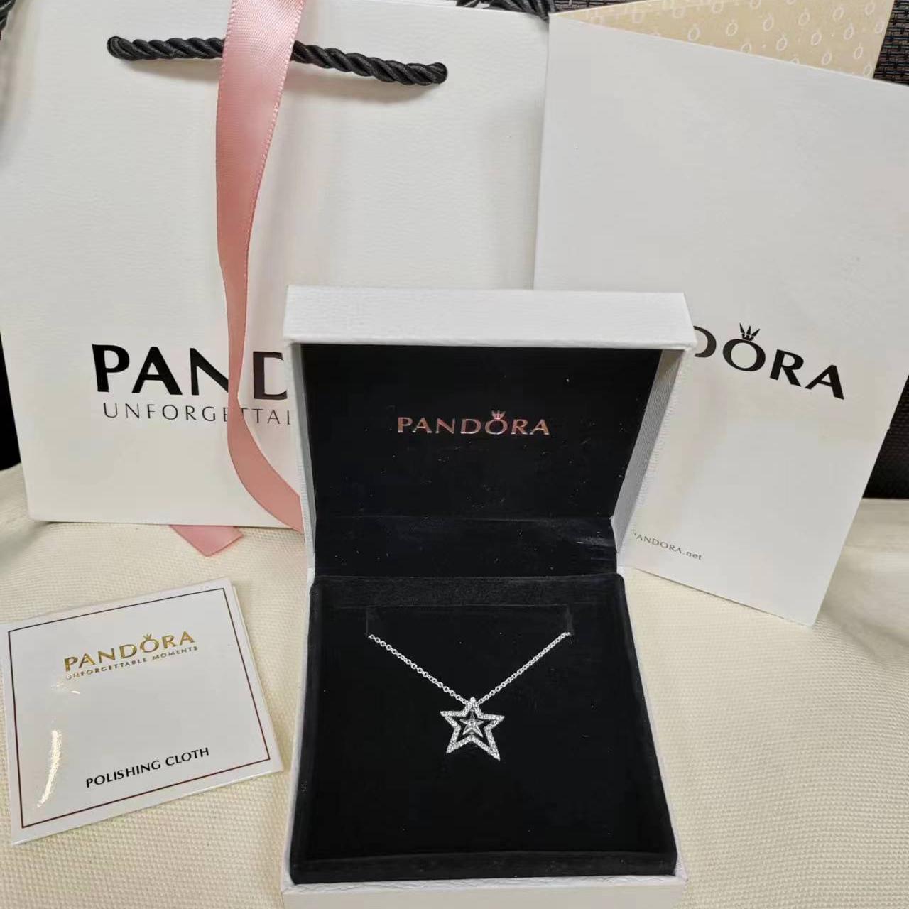 Pandora Blue Star Charm Diamond Necklace with 925 Silver | Diamond charm,  Star charms, Star charm necklace