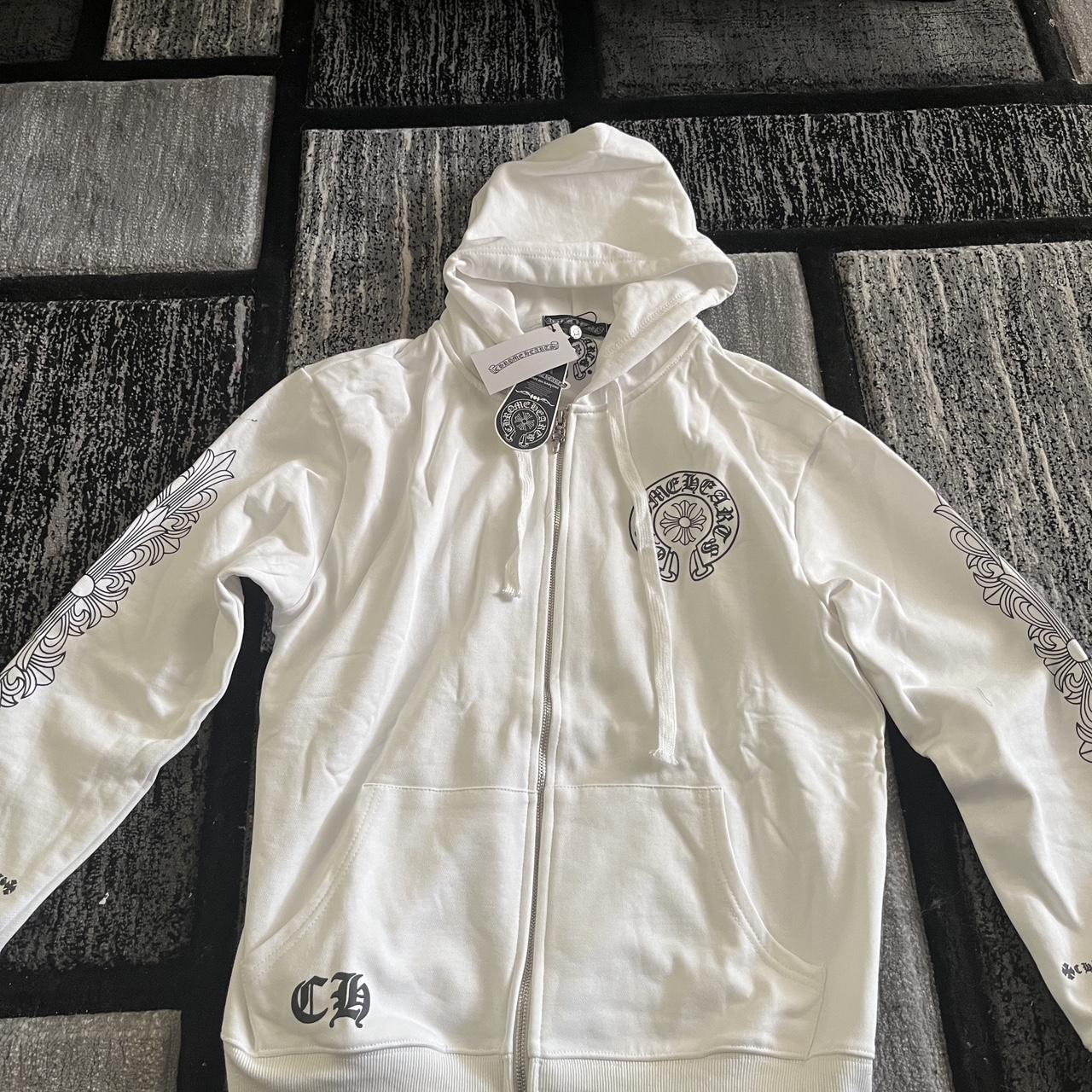 chrome hearts zipup size L fits like an M... - Depop