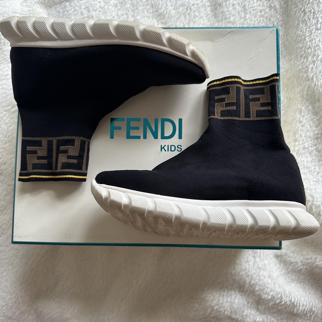 Fendi kids sock outlet trainers