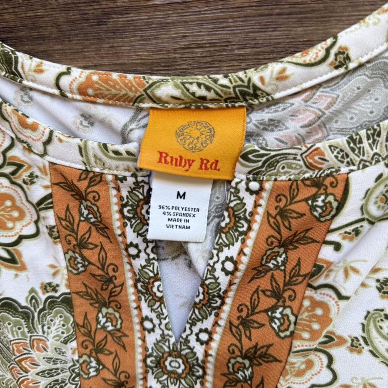 Ruby Rd. Women's Blouse - Multi/Cream - M – Ruby … - image 3