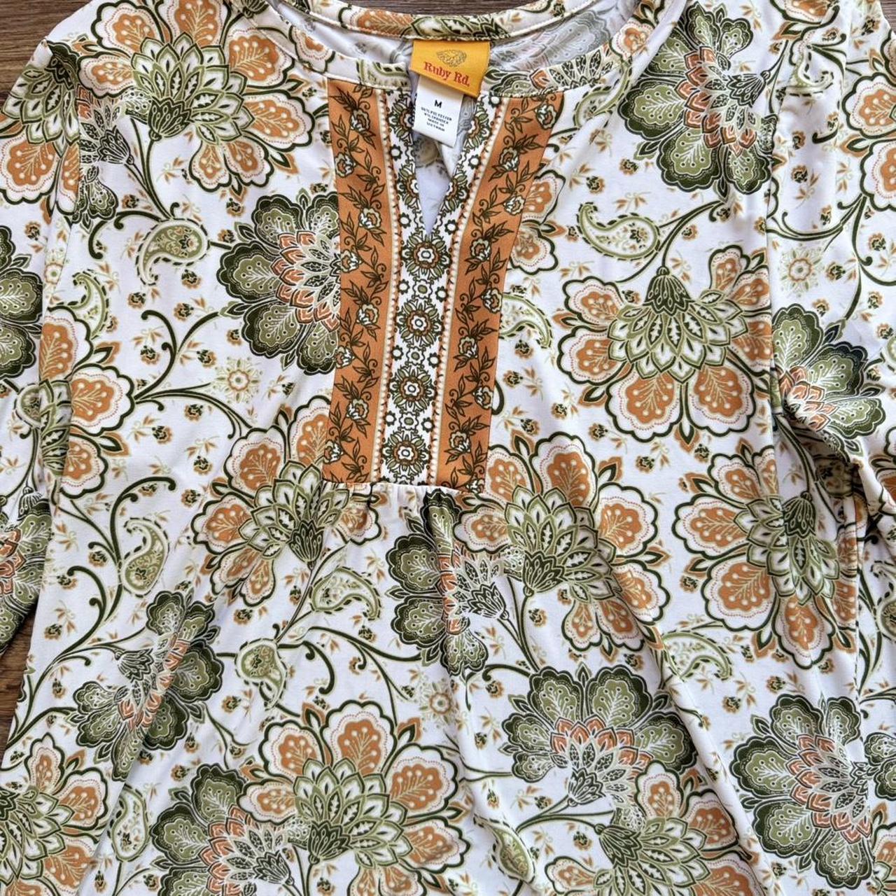 Ruby Rd. Women's Blouse - Multi/Cream - M – Ruby … - image 2