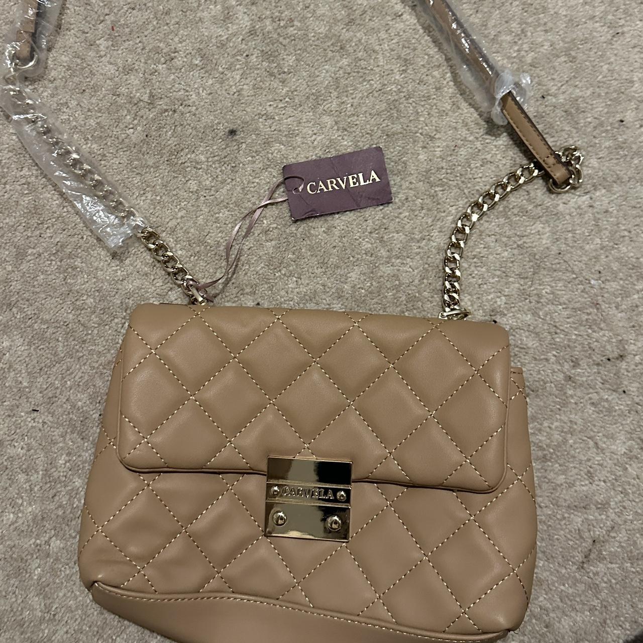 carvela beige cross body bag never been used Depop