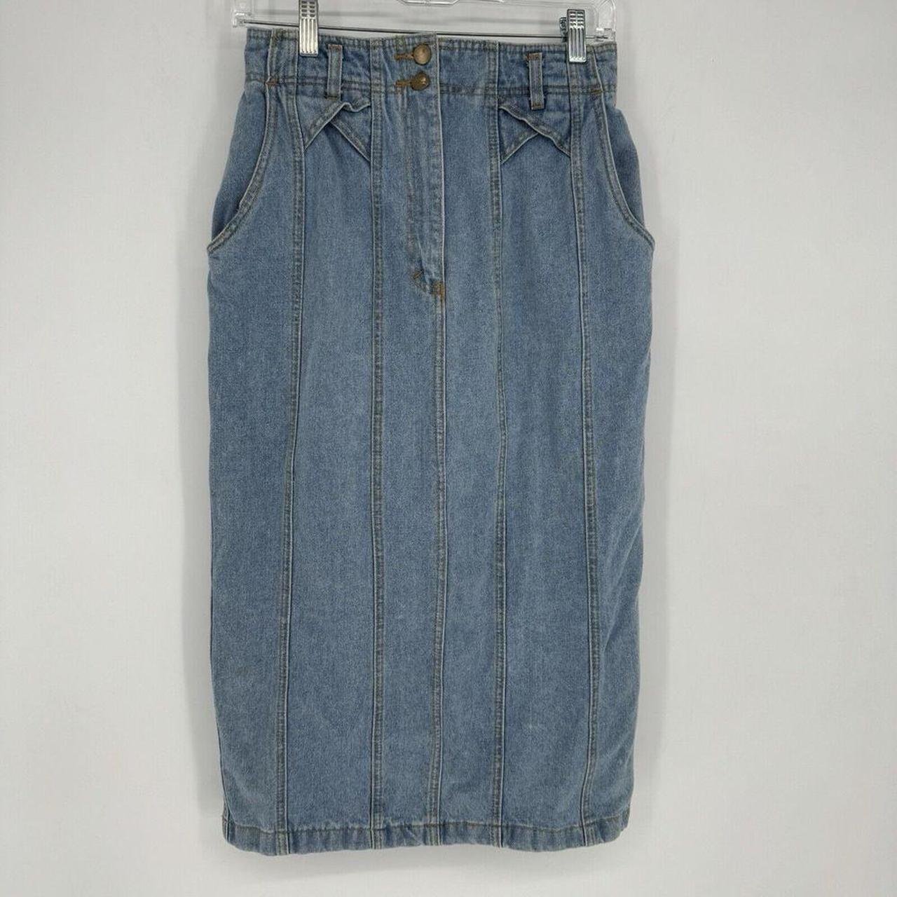 Together Women's Skirt - Blue - 6 – 80s High Wais… - image 1