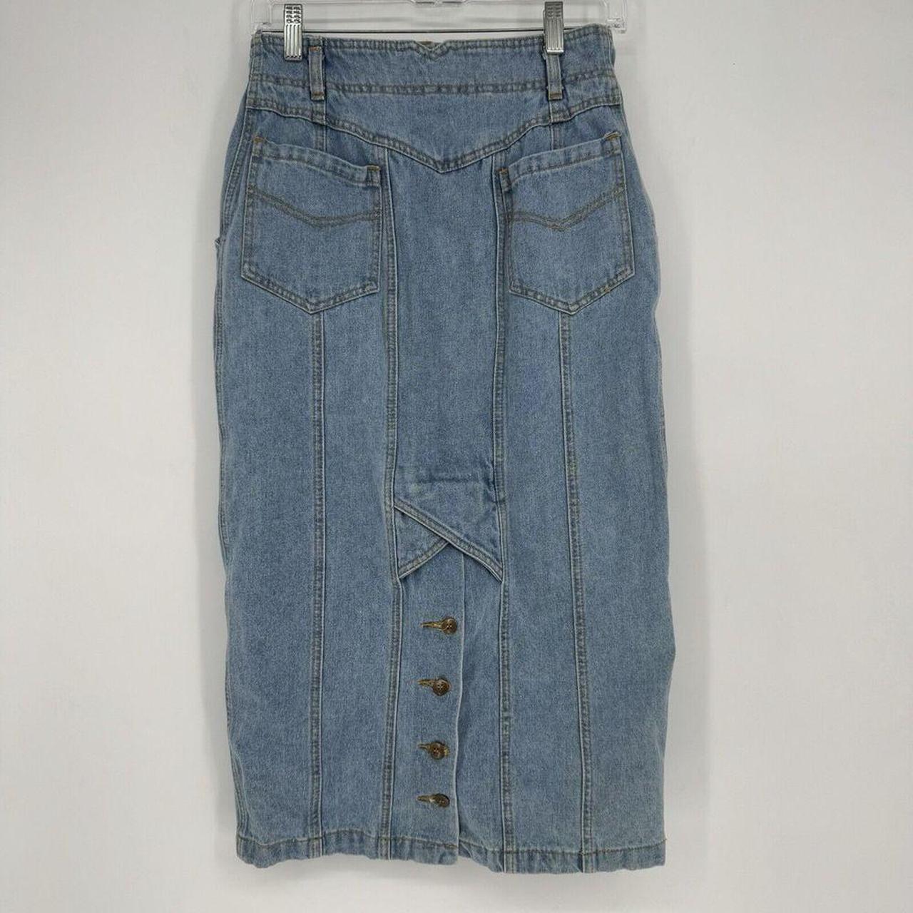 Together Women's Skirt - Blue - 6 – 80s High Wais… - image 5