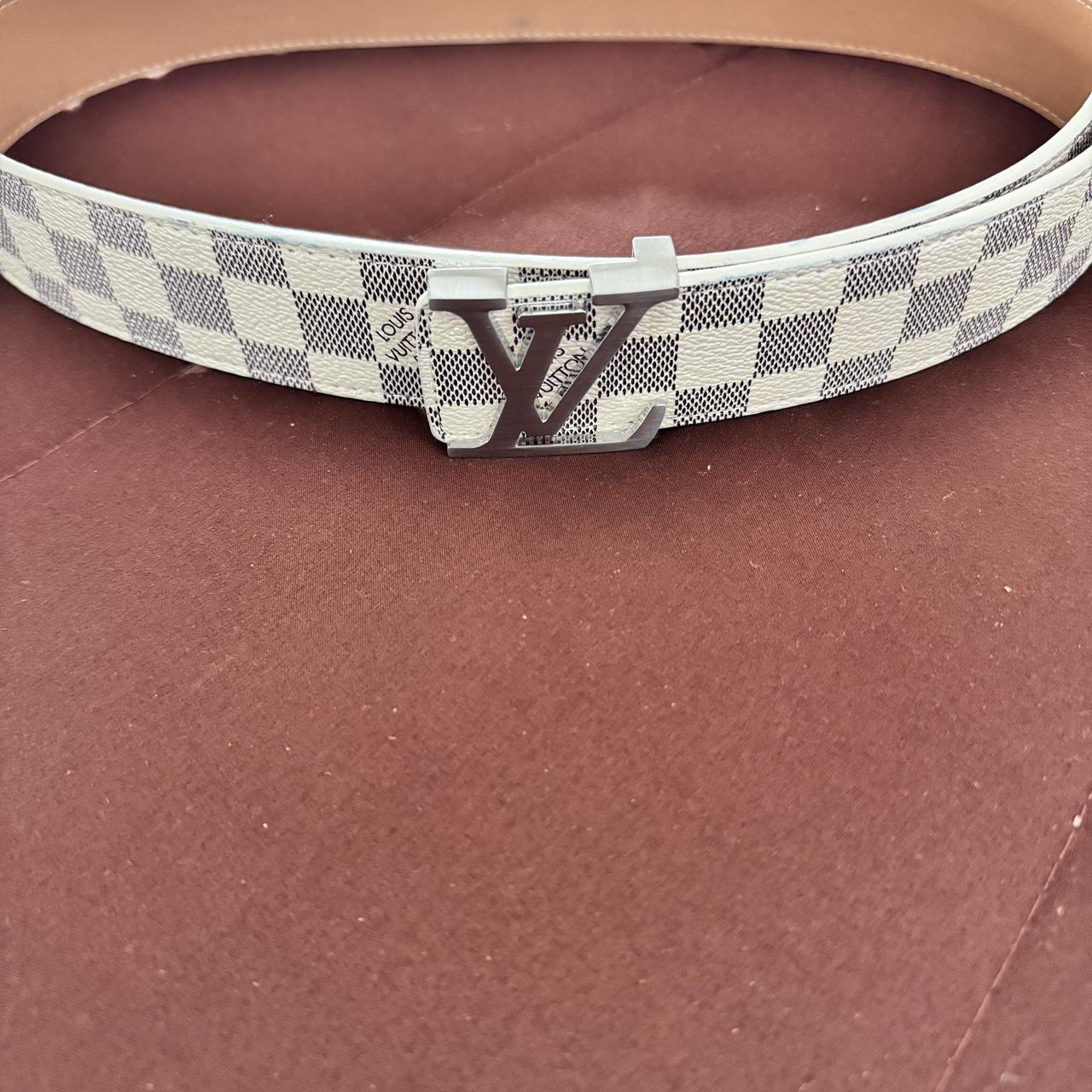 Tan louis vuitton outlet belt