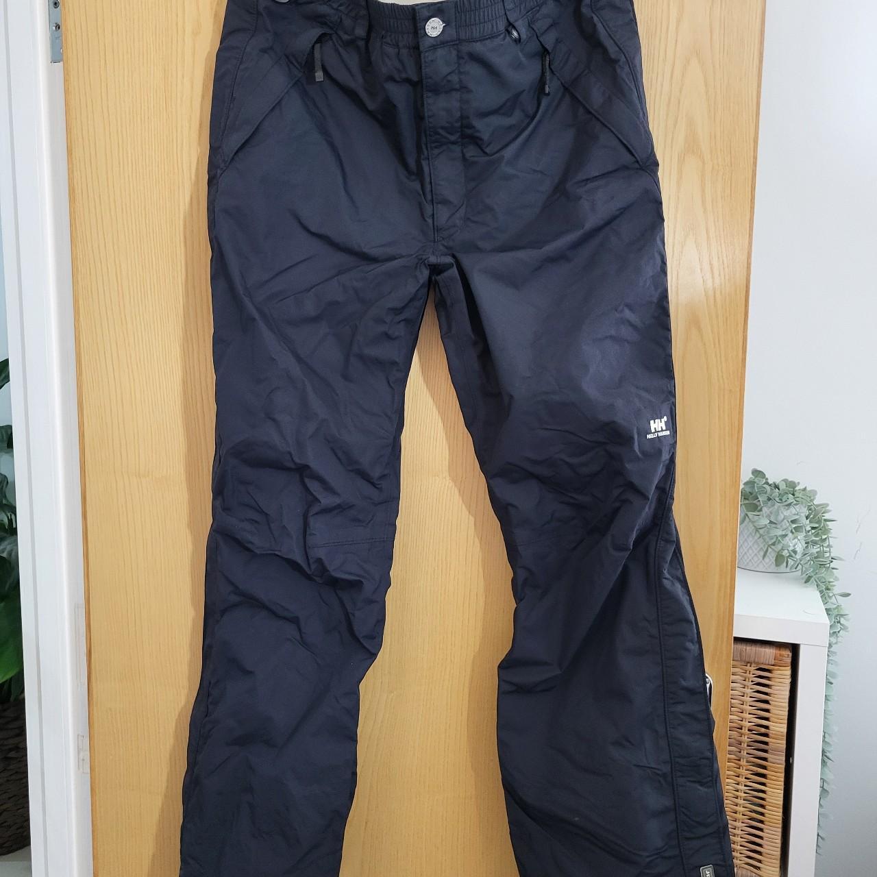 Mens black Helly Hansen ski trousers/pants. Minor... - Depop