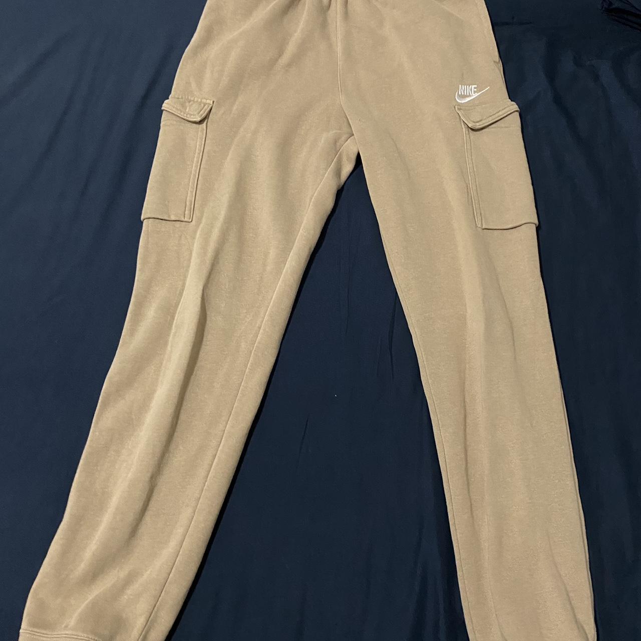 tan nike sweatpants