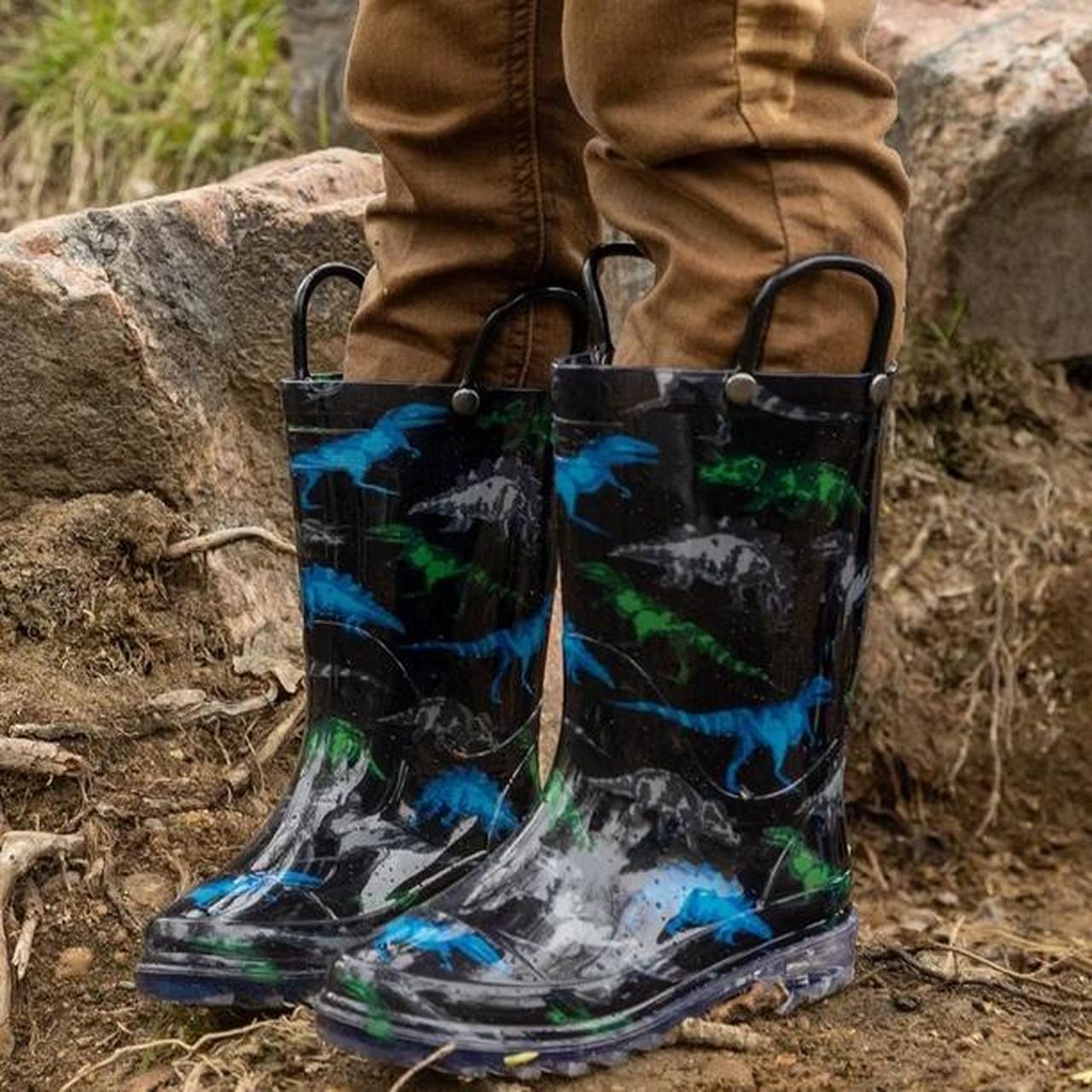 Western chief lighted rain hot sale boots