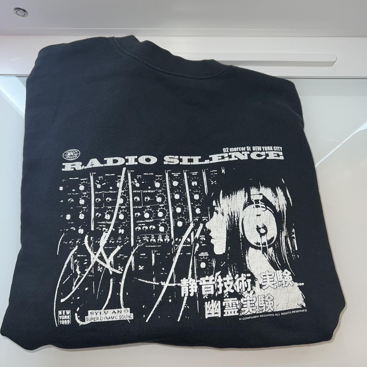 Brandy Melville Radio Silence Crew Neck. Over sized... Depop