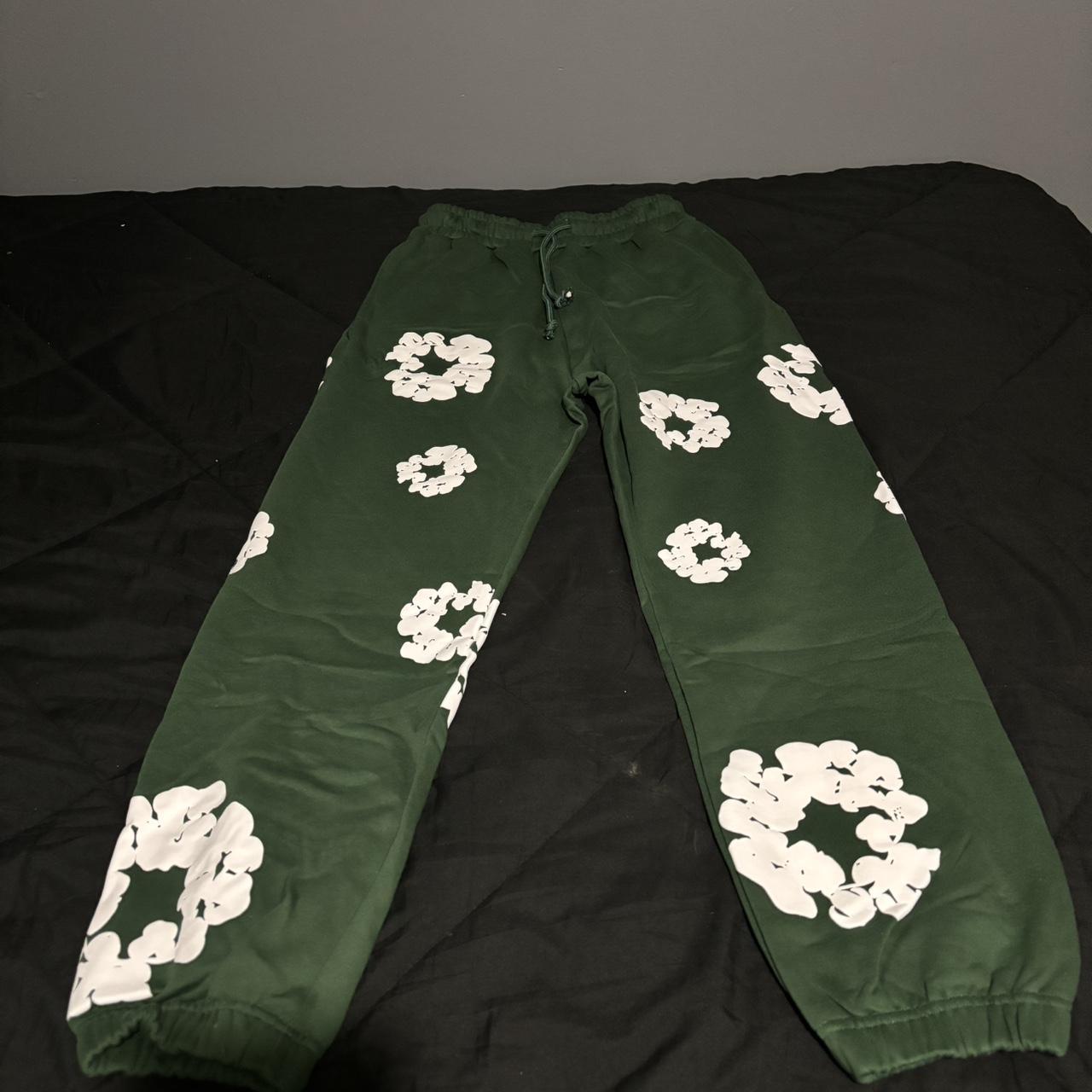 Green Denim Tears Sweat Pants Brand New Size Medium... - Depop