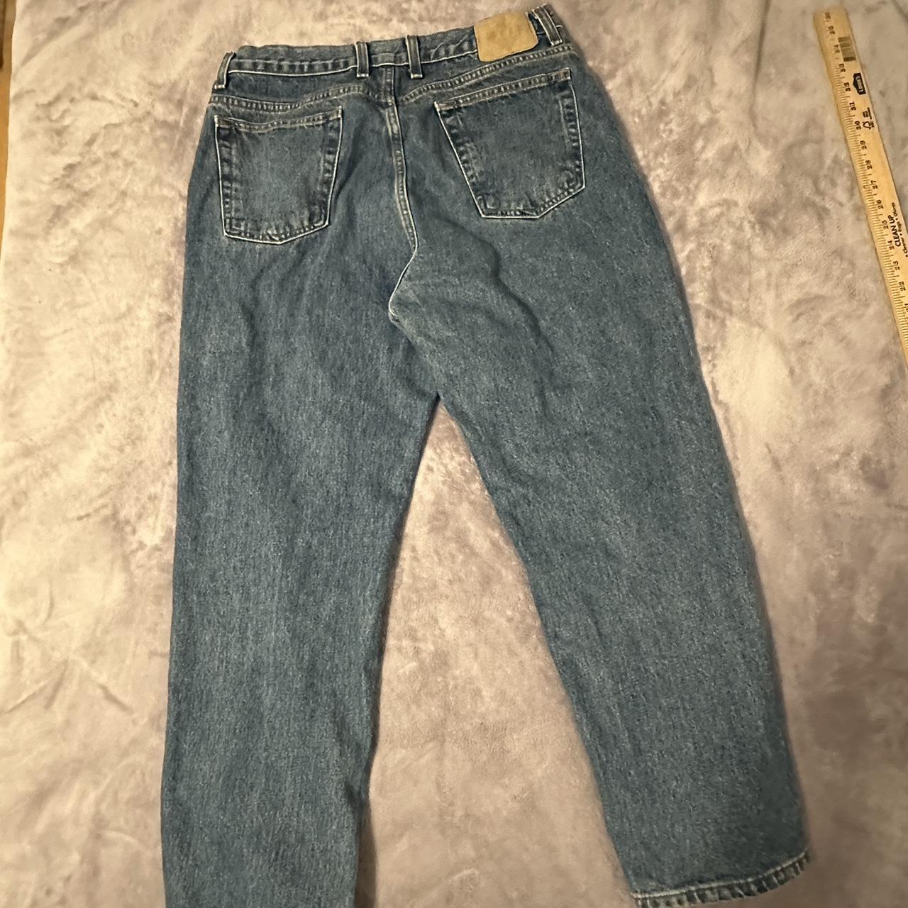 nice blue pants. 10 inch knee area. no... - Depop