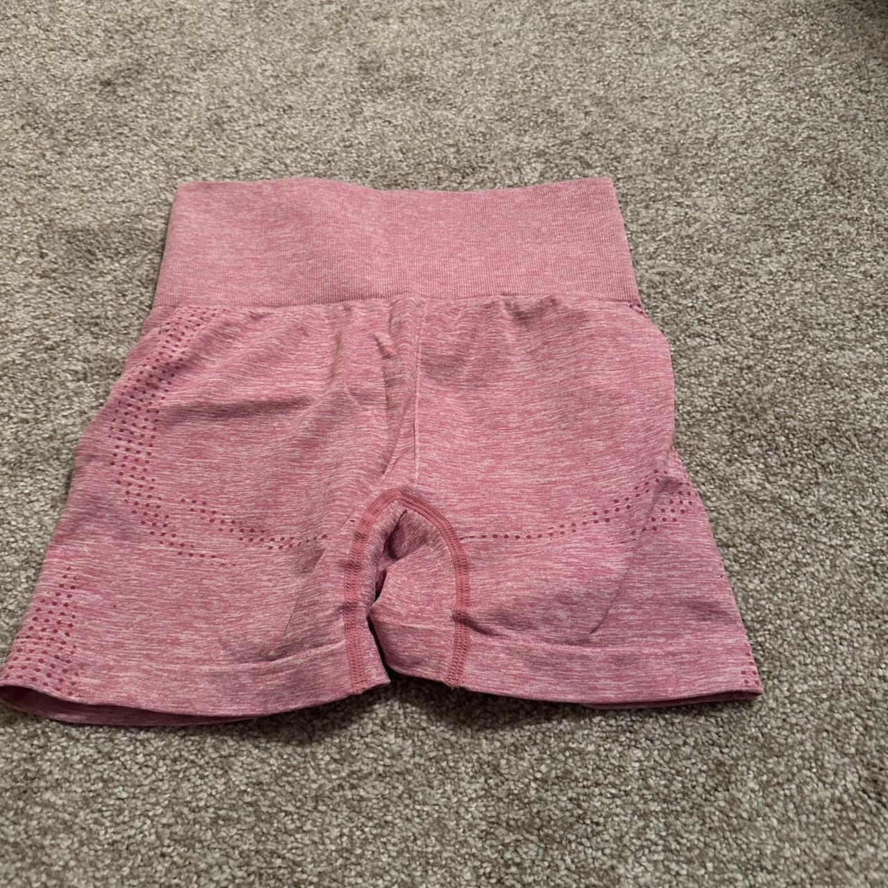 pink biker shorts - Depop