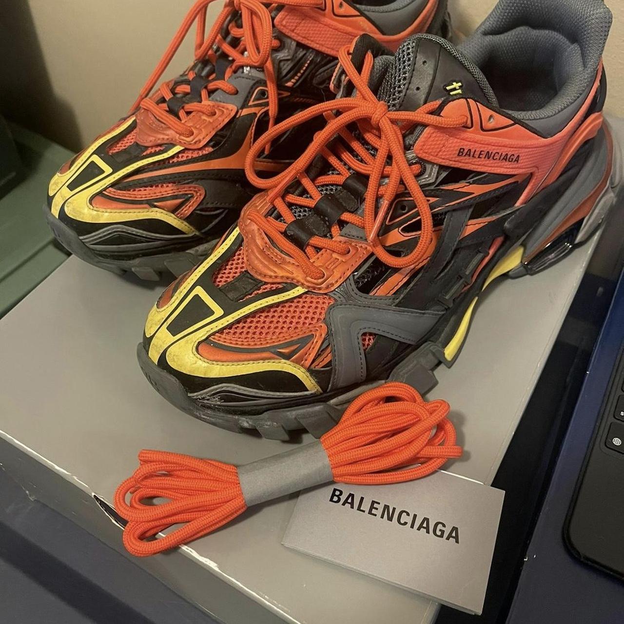 Balenciaga track discount orange black