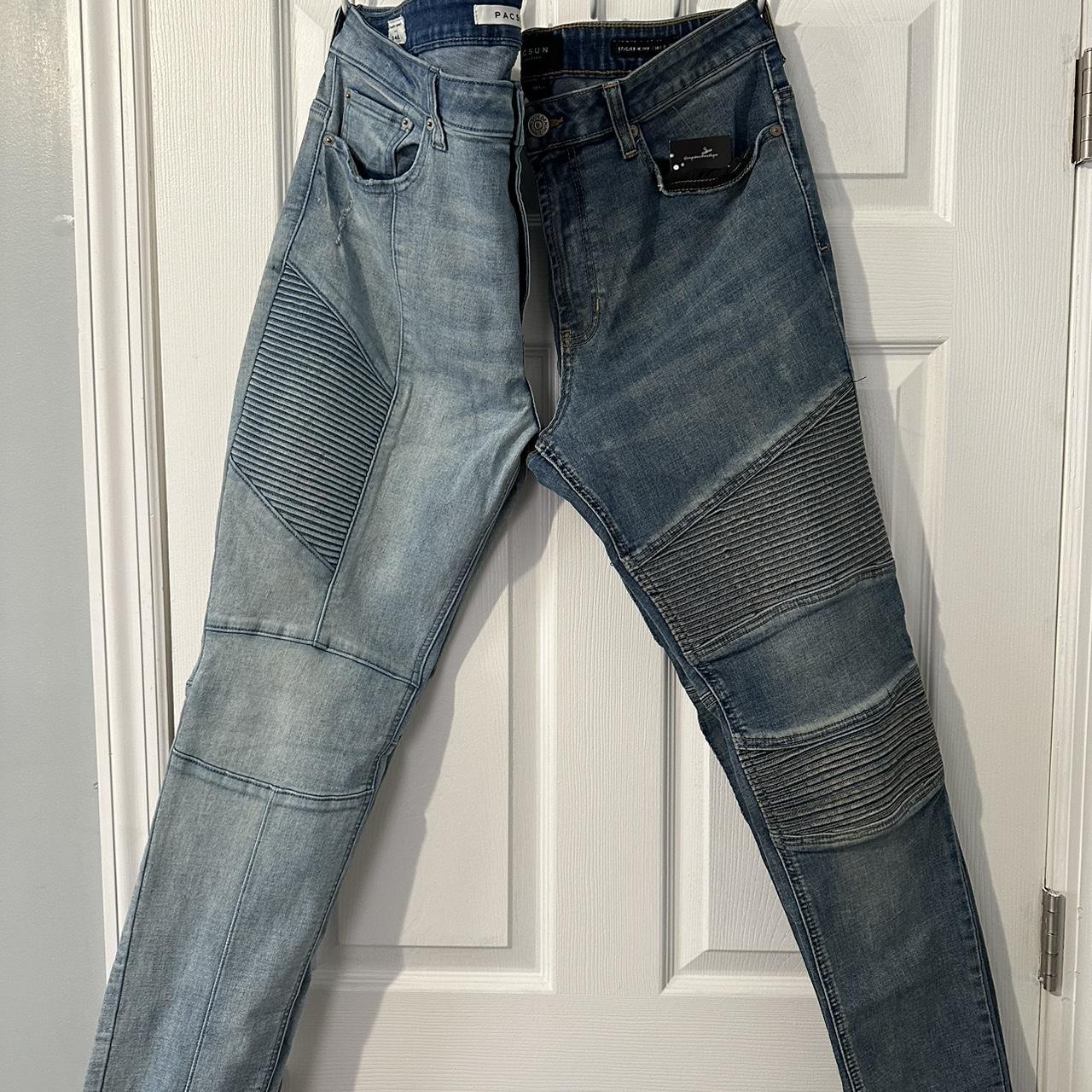 Pacsun Mens Jeans Pacsun Stacked Skinny Active Stretch Pacsun Slim