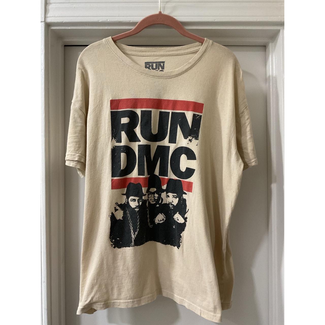 Run DMC TShirt XXL Cream colored group tee Run... Depop