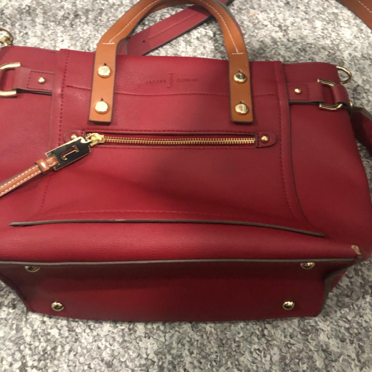 Jasper conran burgundy online bag