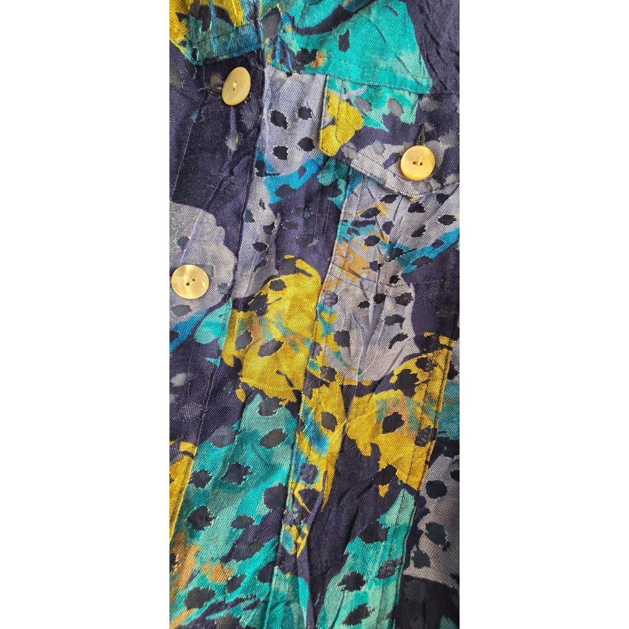 Ruby Rd. Women's Lightweight Jacket - Blue/Yellow… - image 3