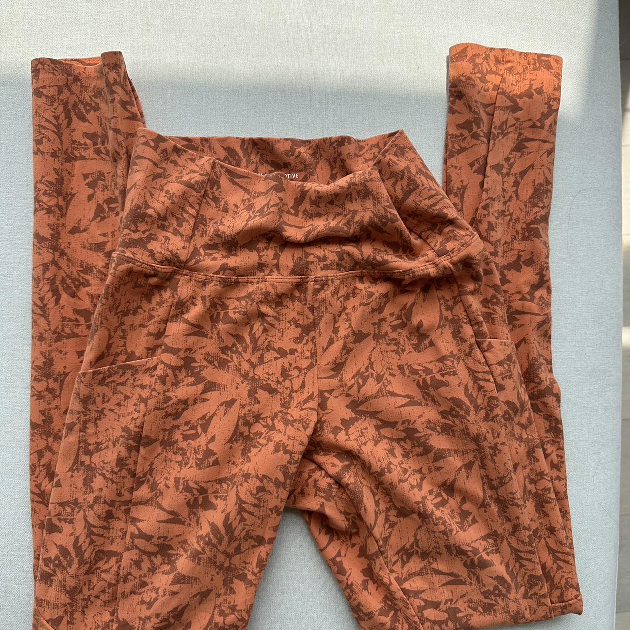 REI Coop Women's Orange Leggings Depop
