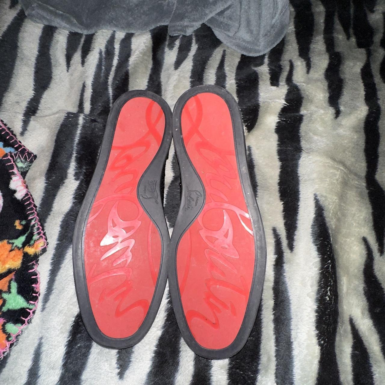 red bottoms shoes men size 11 only worn 2 times with... - Depop