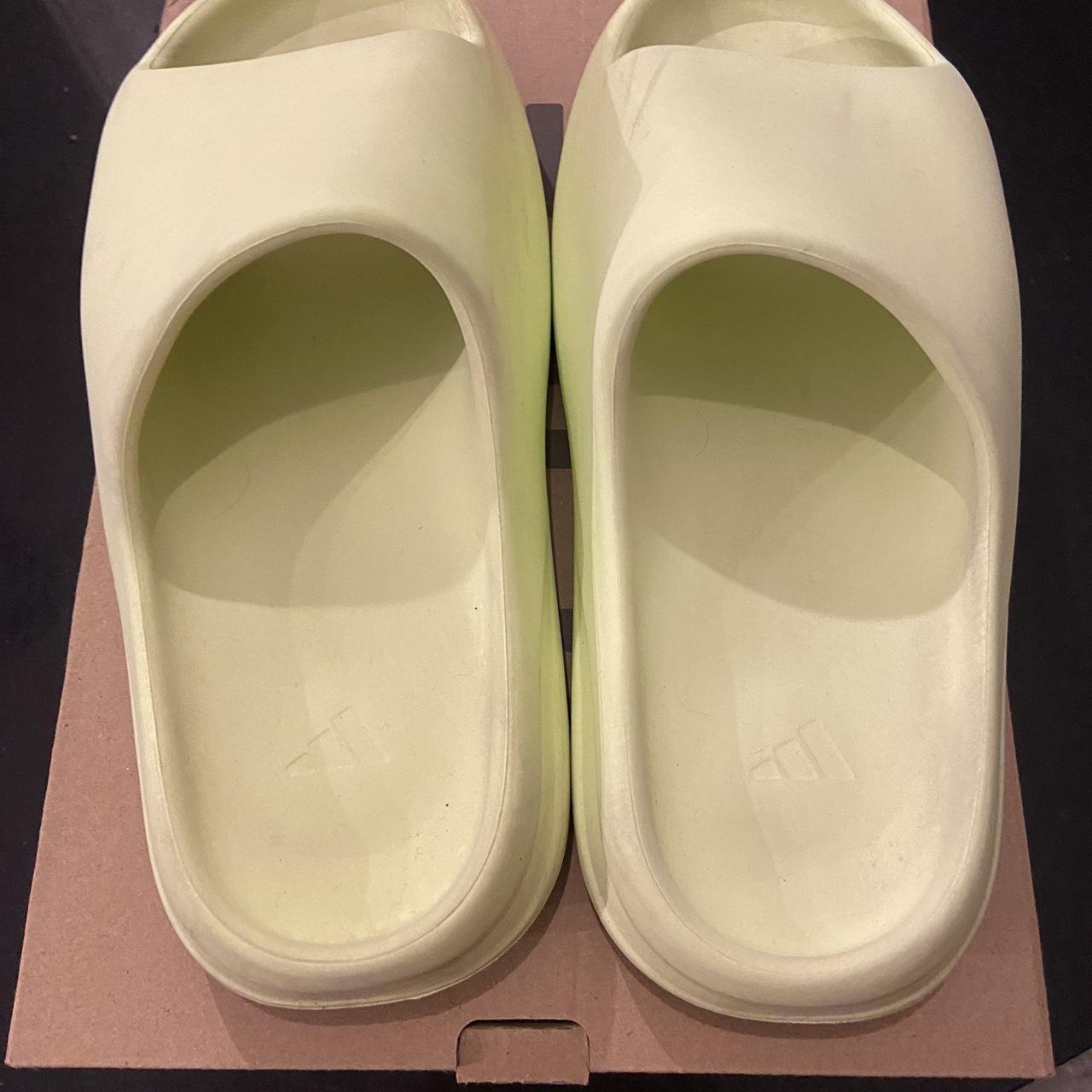 yeezy slides dark green
