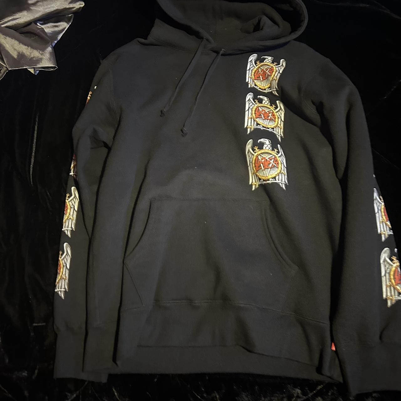 Supreme x slayer on sale hoodie