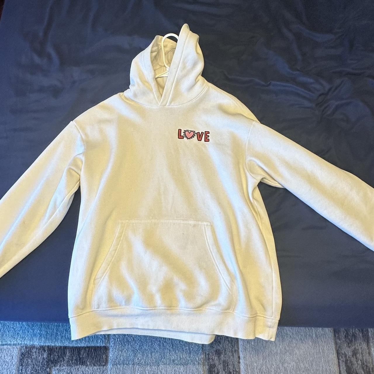 LOVE sweatshirt one small stain - Depop