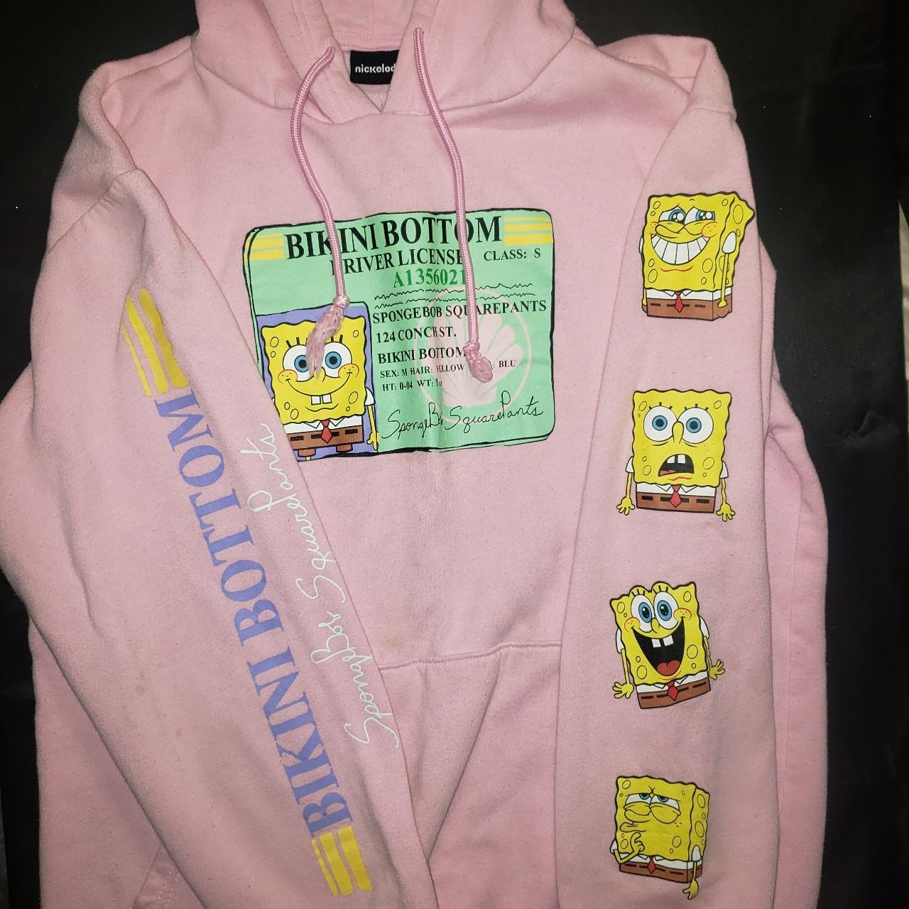 Men's S Nickelodeon SpongeBob SquarePants License Hoodie Bikini Bottom hot Spring