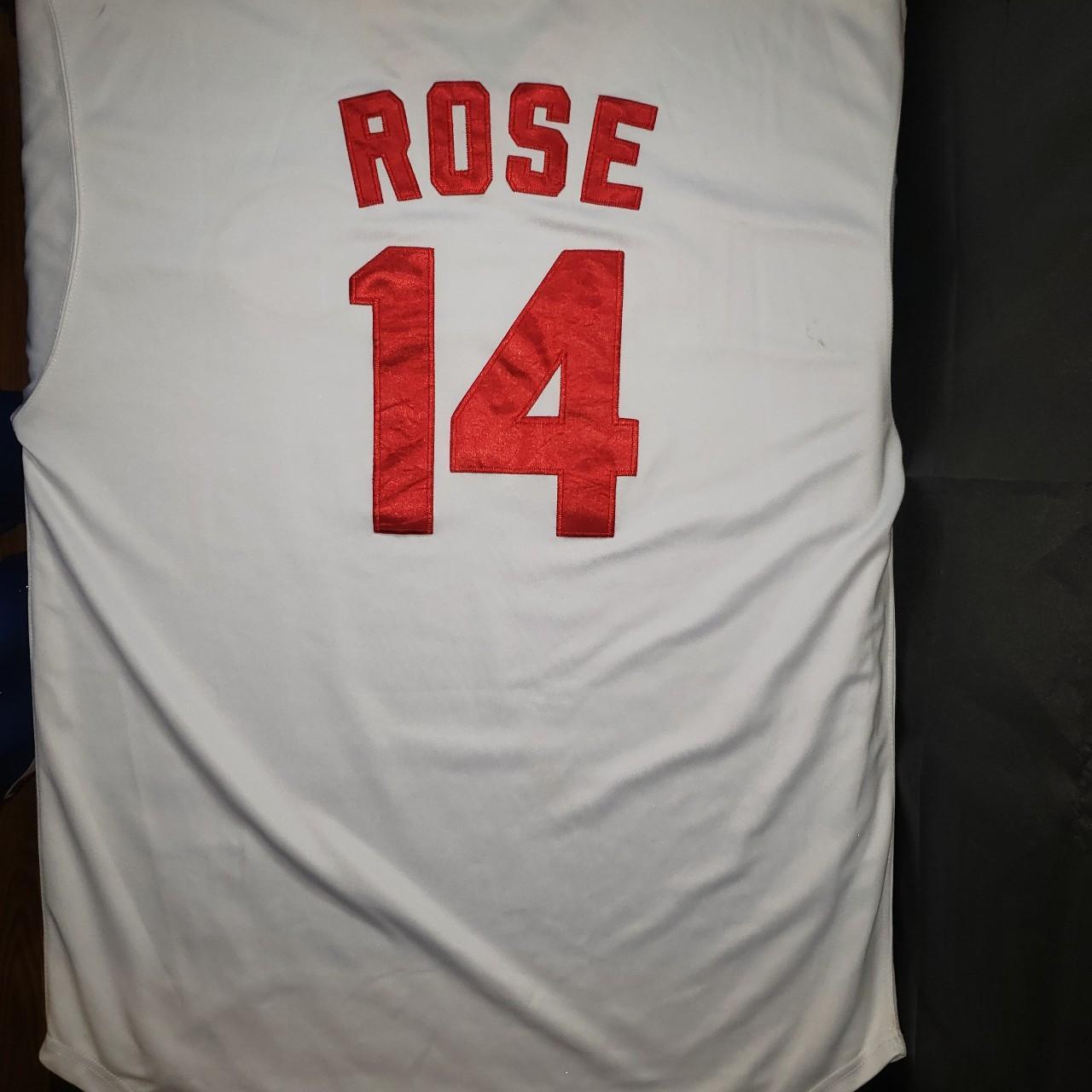 Cincinnati Reds Pete Rose Jersey New offers Mitchell and Ness Men's Medium