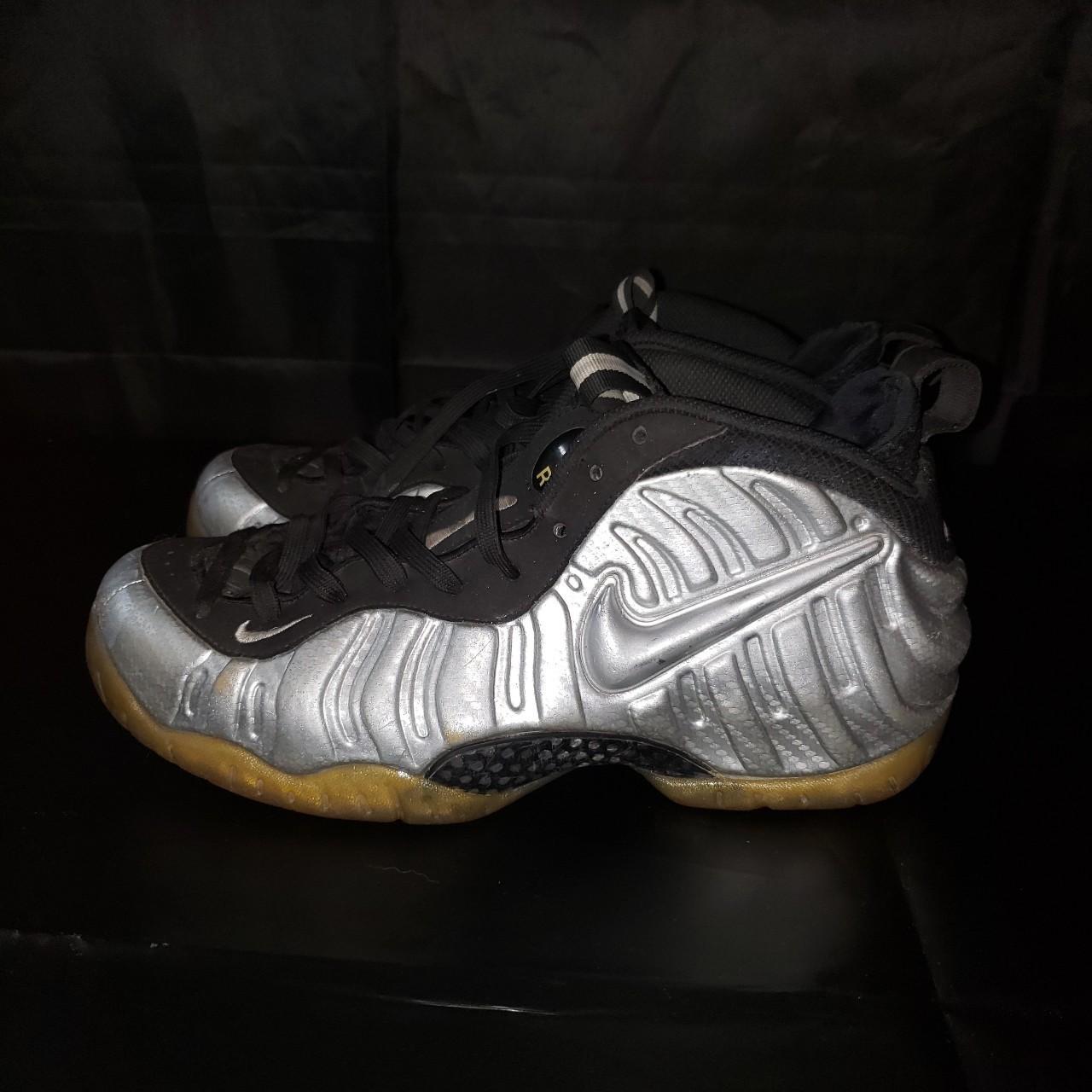 Nike Air Foamposite Pro Silver Surfer Men s 8.5 Depop