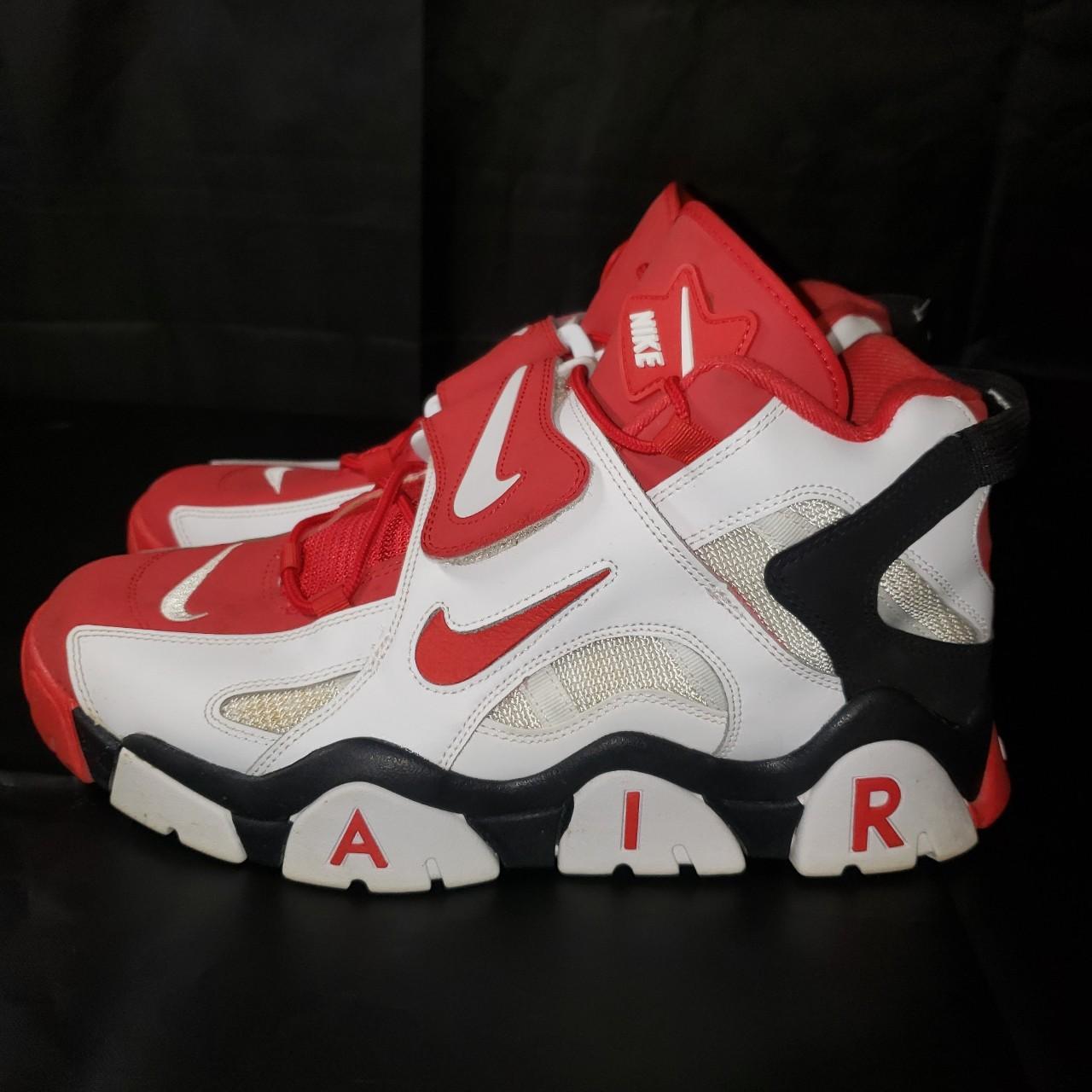 Size 13 - Nike Air Barrage Mid University Red No | Depop