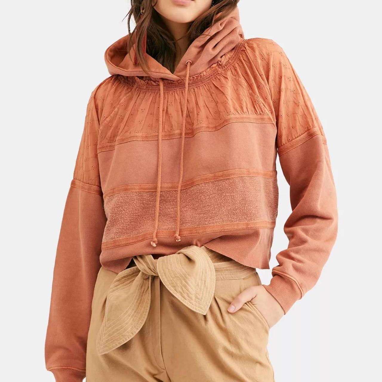 Free People Piper Pullover Multimedia Patchwork