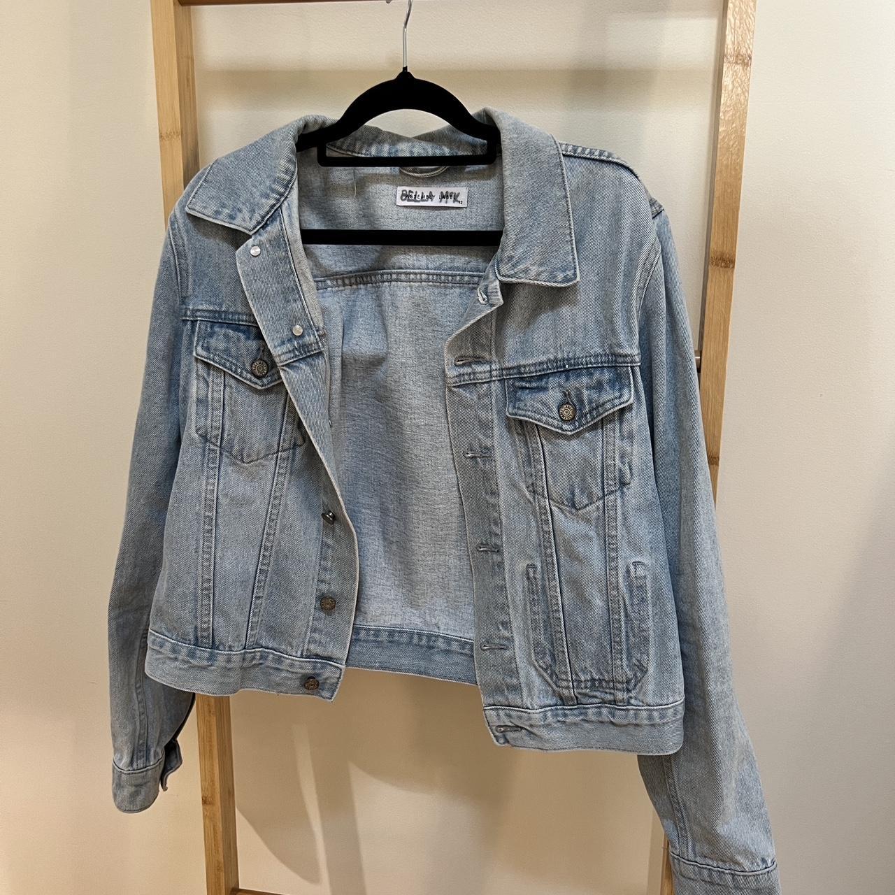 Assembly label denim outlet jacket