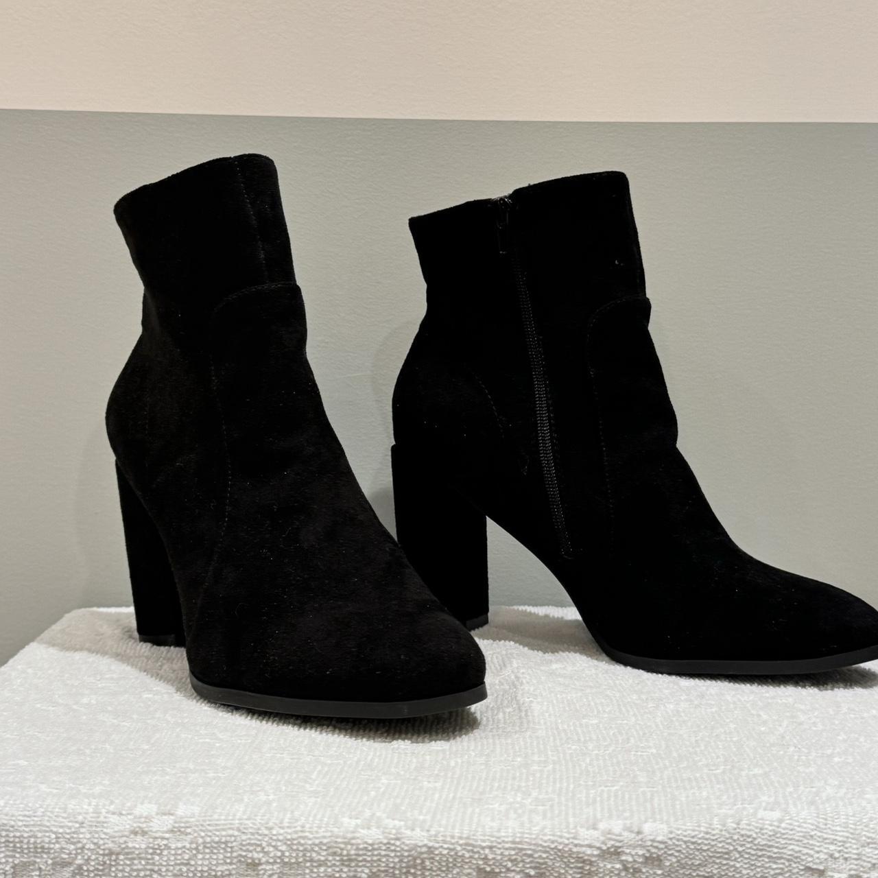 Black heel boots forever 21 best sale