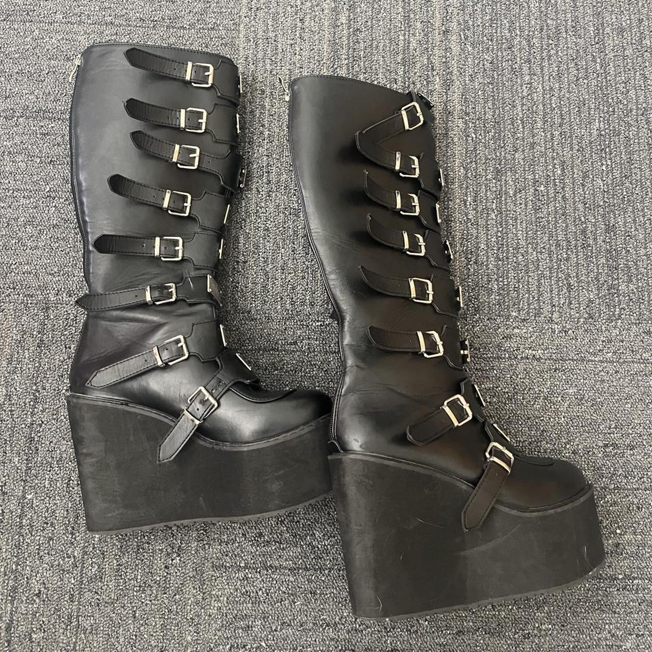 Demonia Women's Boots - Black - US 8.5 – Swing 81… - image 3