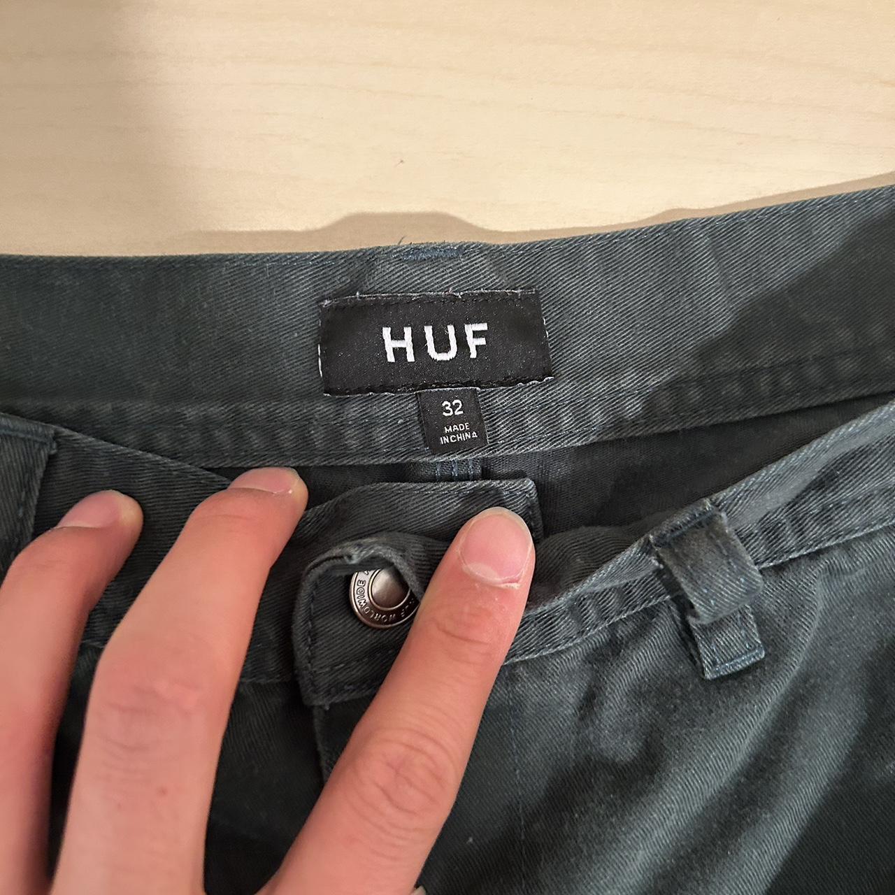 HUF chino baggy skater pants #baggyjeans #skater... - Depop