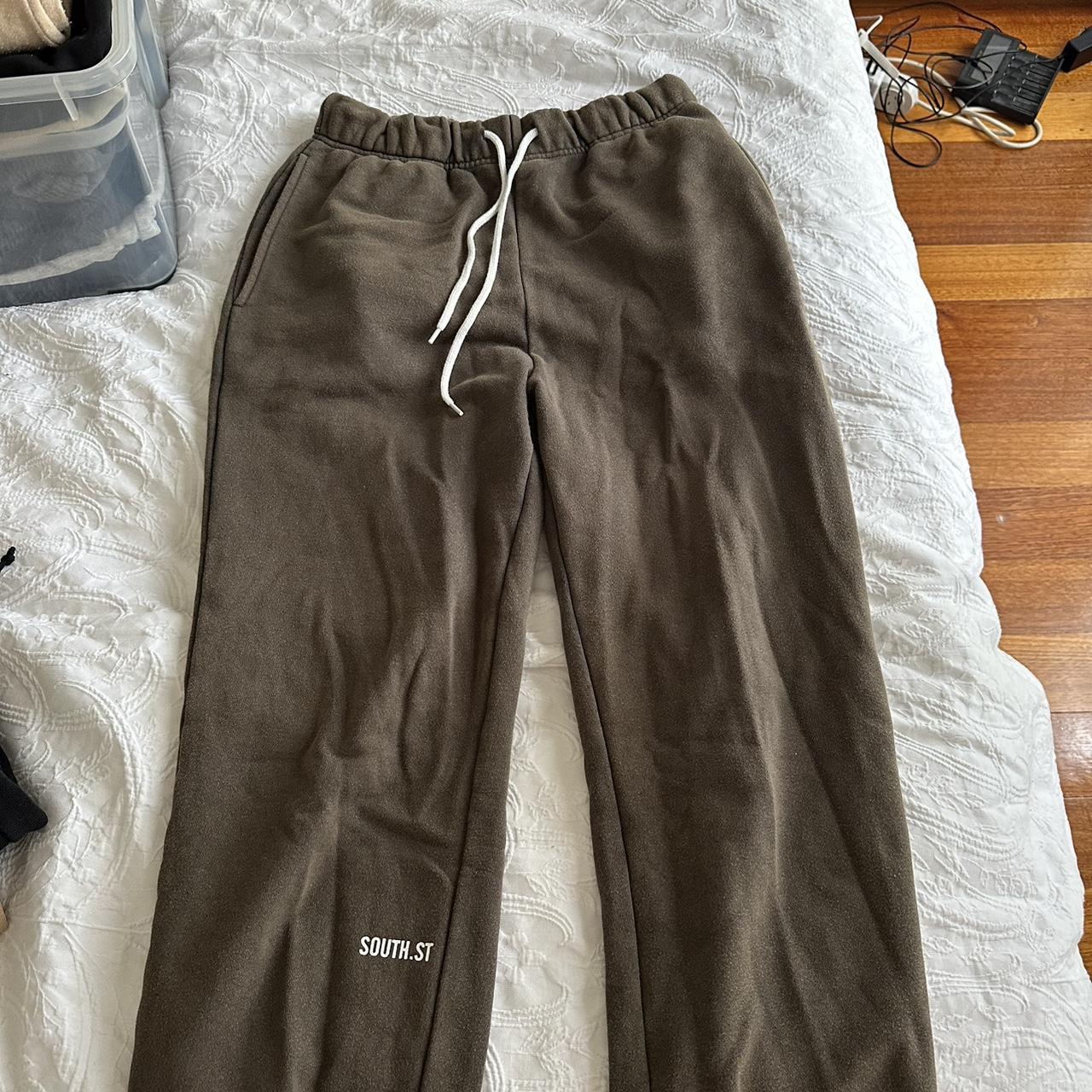 South st trackies, khaki size M #trackies #southst - Depop