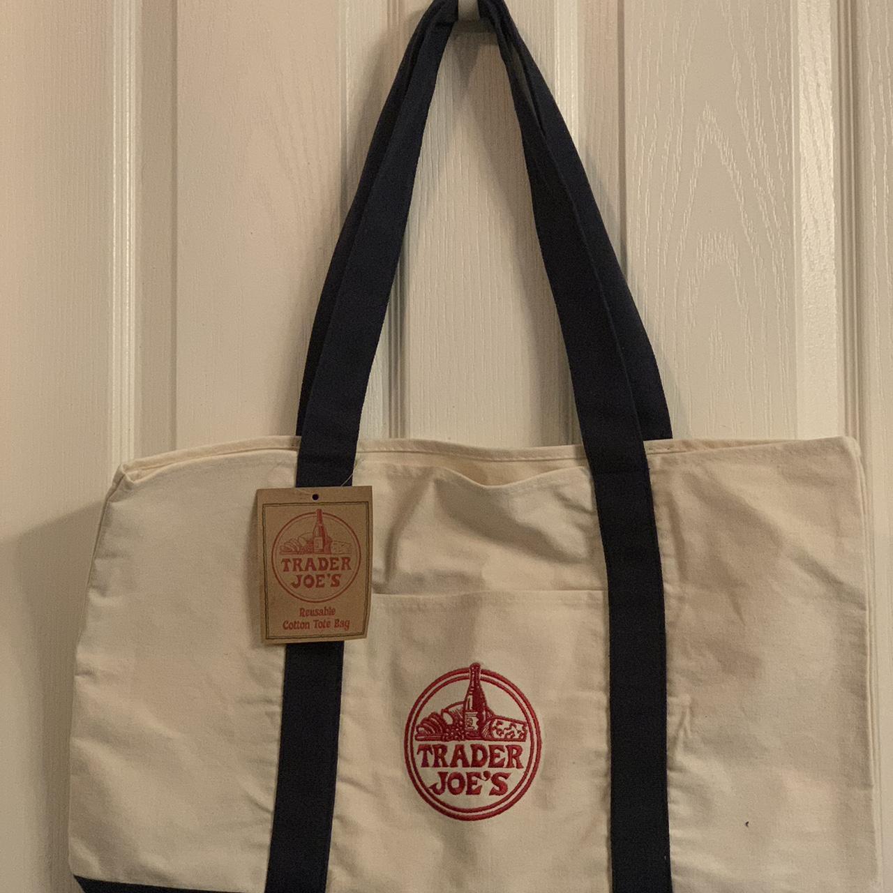 New w/ Tags Trader Joe’s Extra Large Canvas Tote... - Depop