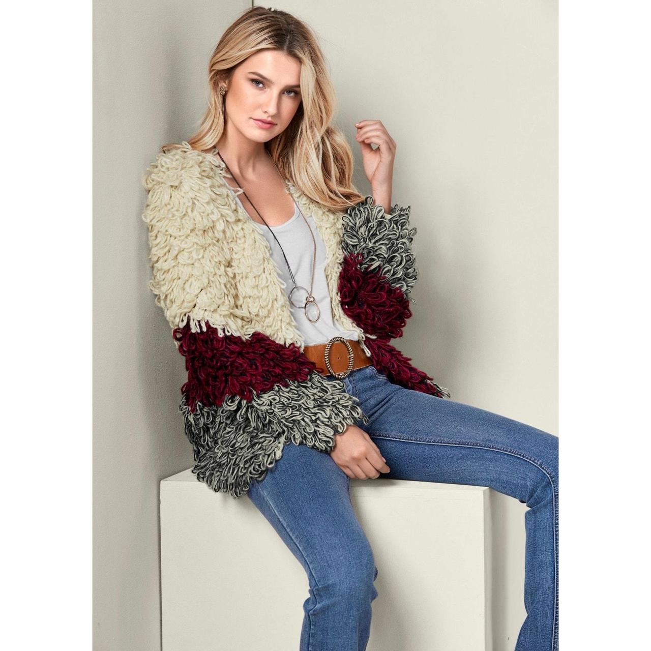 Loop shaggy cardigan hotsell