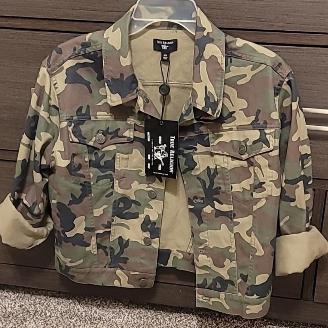 True religion best sale camo jacket