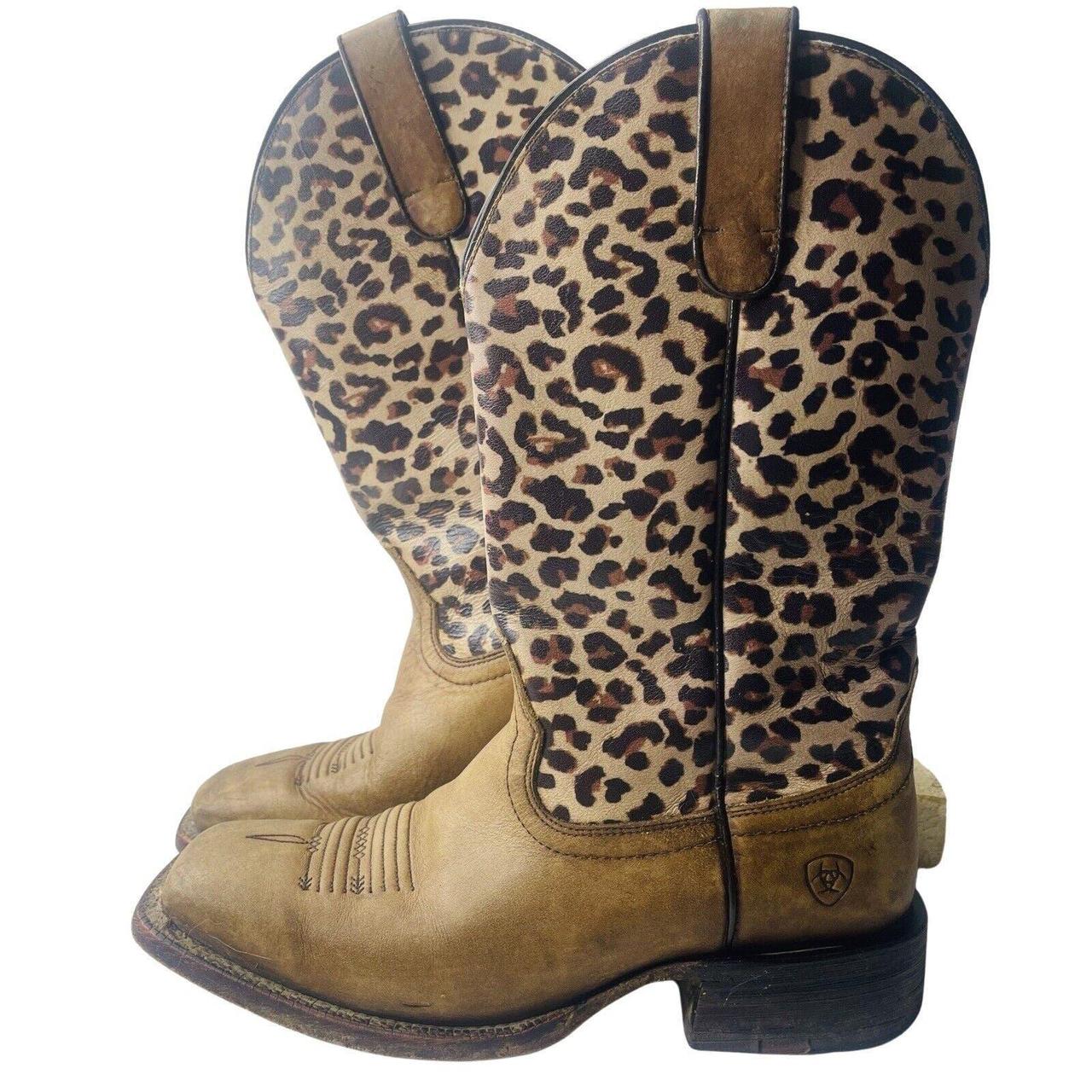 Leopard 2024 ariat boots