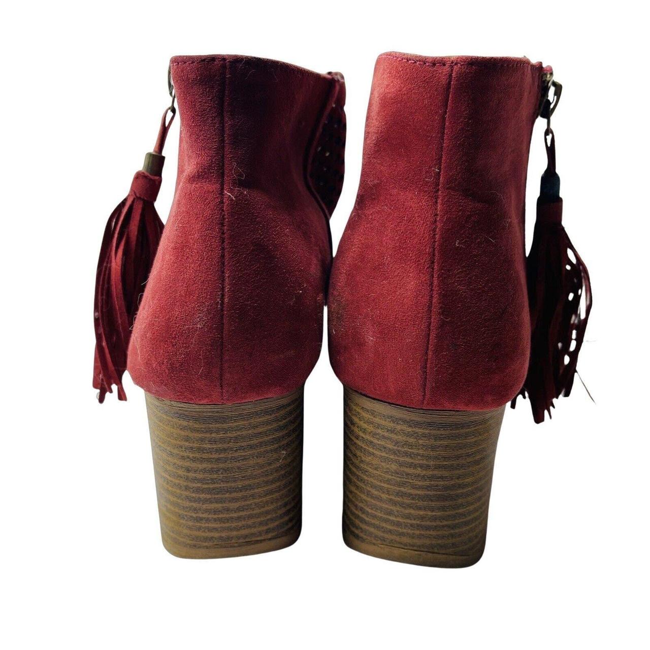 qupid red booties