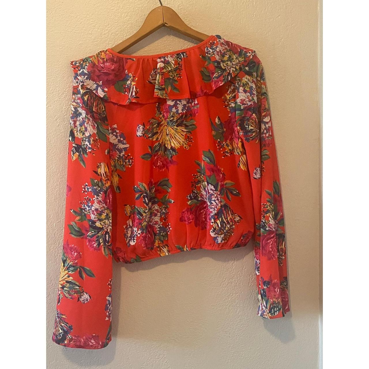 Source Unknown Women's Blouse - Red/Multi - M – W… - image 2