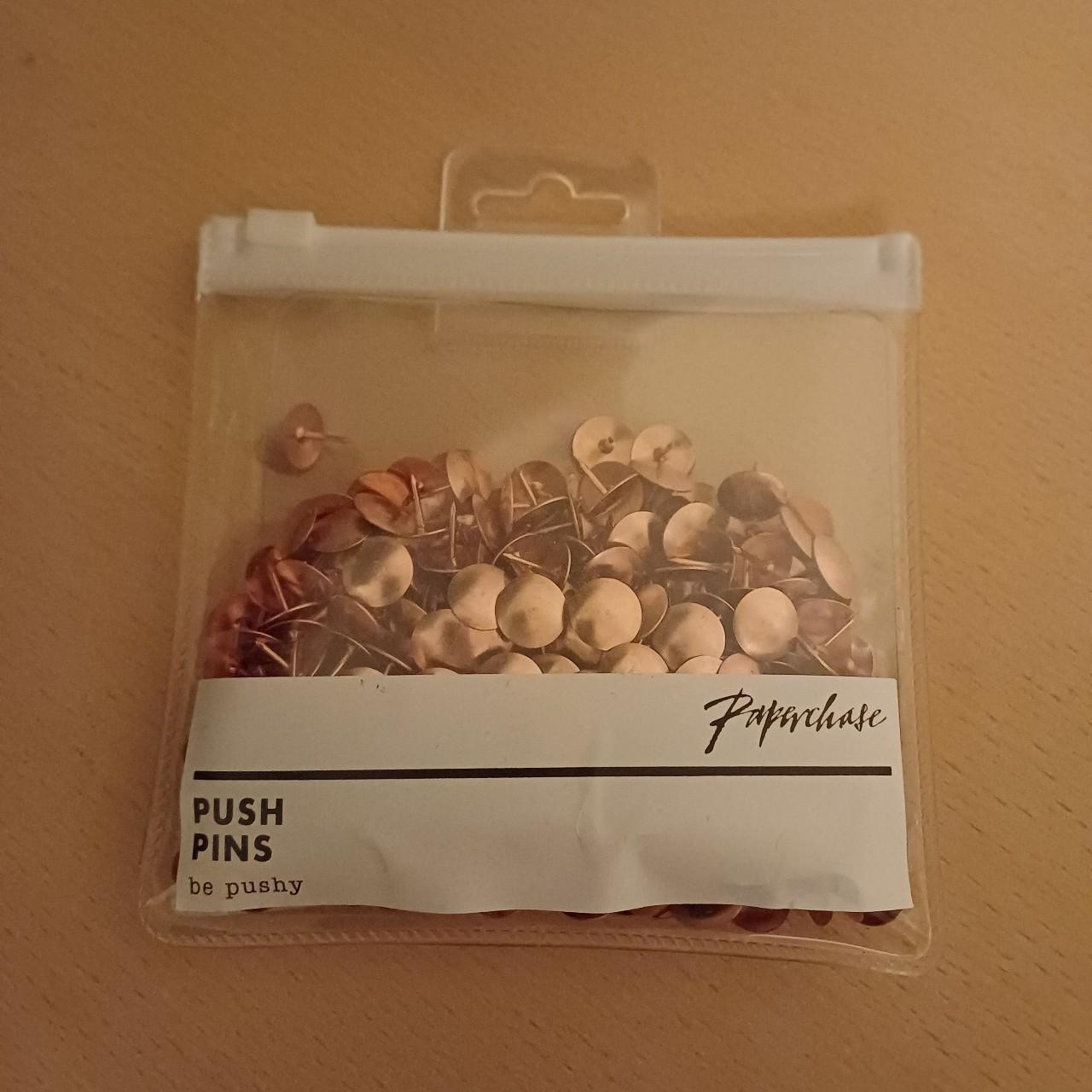 Paperchase rose gold push pins Actually more bronze... Depop